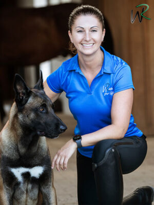 Damen Reit-Polo mit WR Stickerei | Atmungsaktives Sportpolo